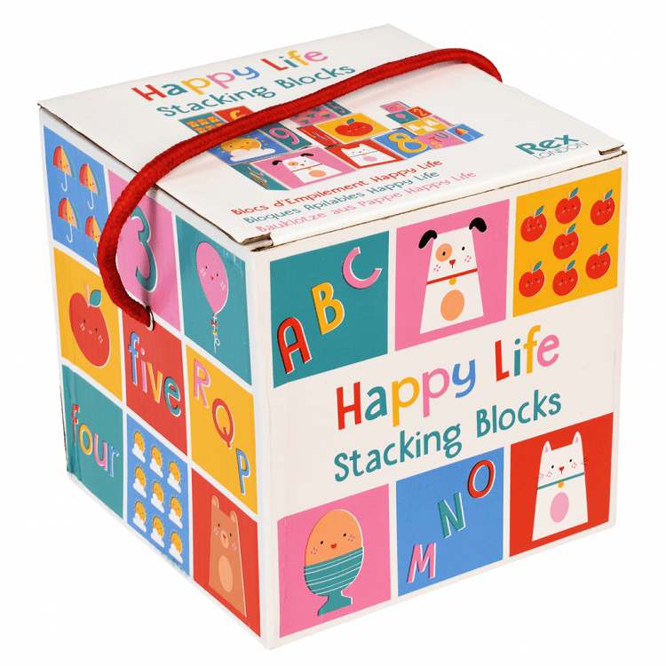 ﻿Happy Life Stacking Blocks ﻿Rex London