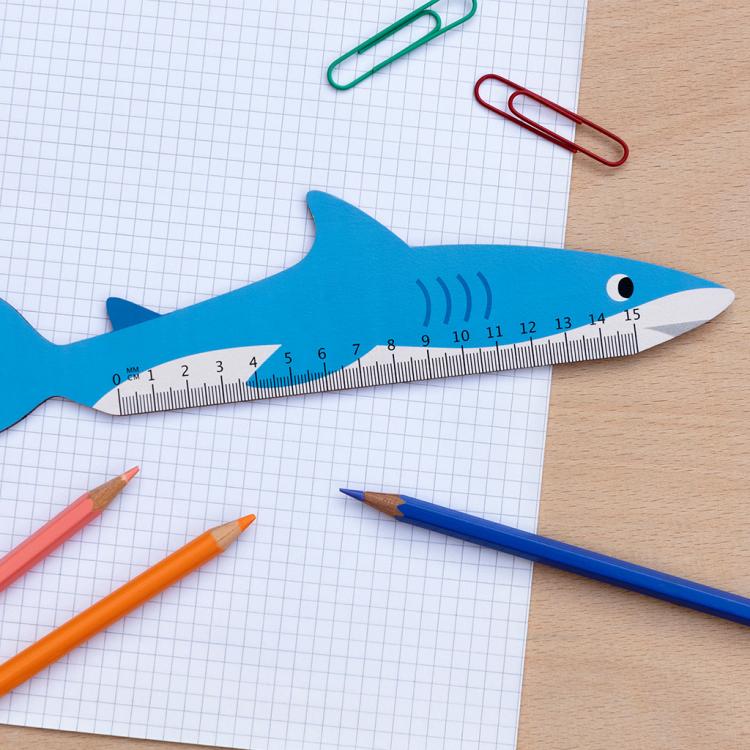 Shark Wooden Ruler | ﻿Rex London