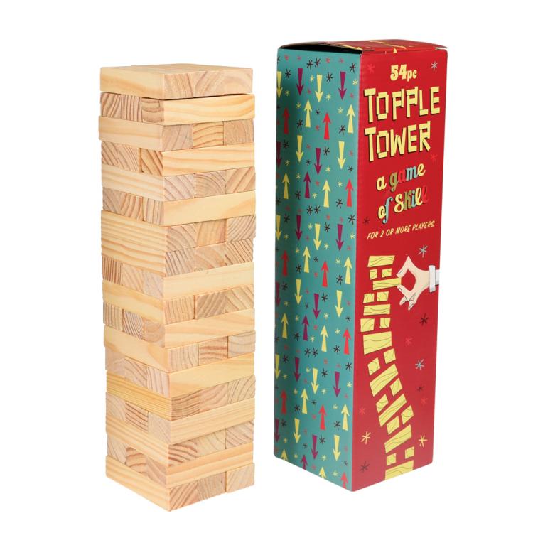 54 Piece Topple Tower | Rex London