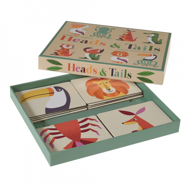 ﻿Colourful Creatures Heads And Tails Game ﻿Rex London
