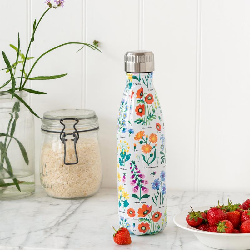 Wild Flowers Stainless Steel Bottle 500ml