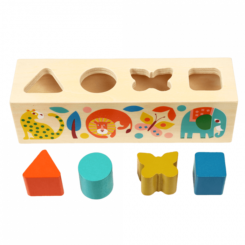 Wooden shape sorter Wild Wonders ﻿Rex London