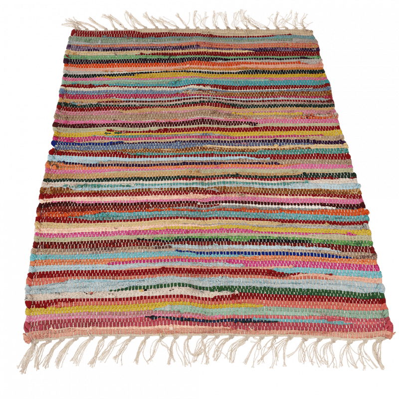 Recycled Rag Rug (90x60 Cm) | Rex London