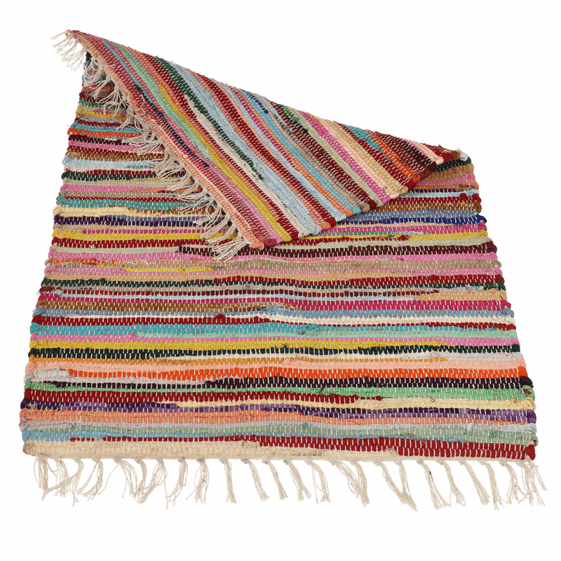 Recycled Rag Rug (90x60 Cm) | Rex London