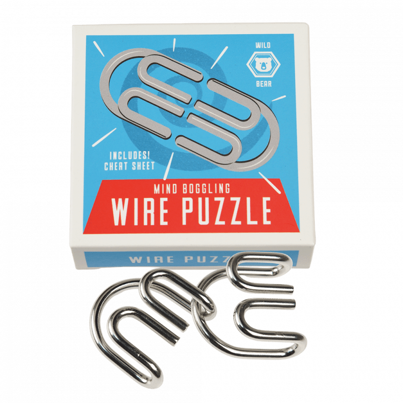 Brain teaser wire puzzle - Wild Bear | Rex London