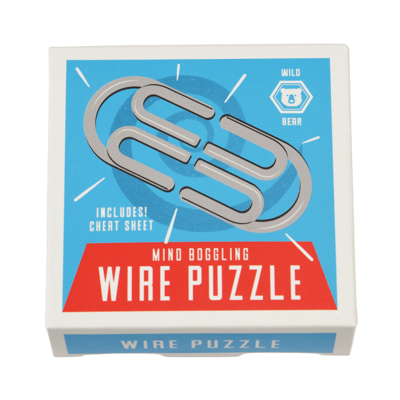 Brain teaser wire puzzle - Wild Bear | Rex London