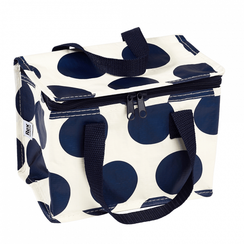 Insulated lunch bag Spotlight navy on white ﻿Rex London