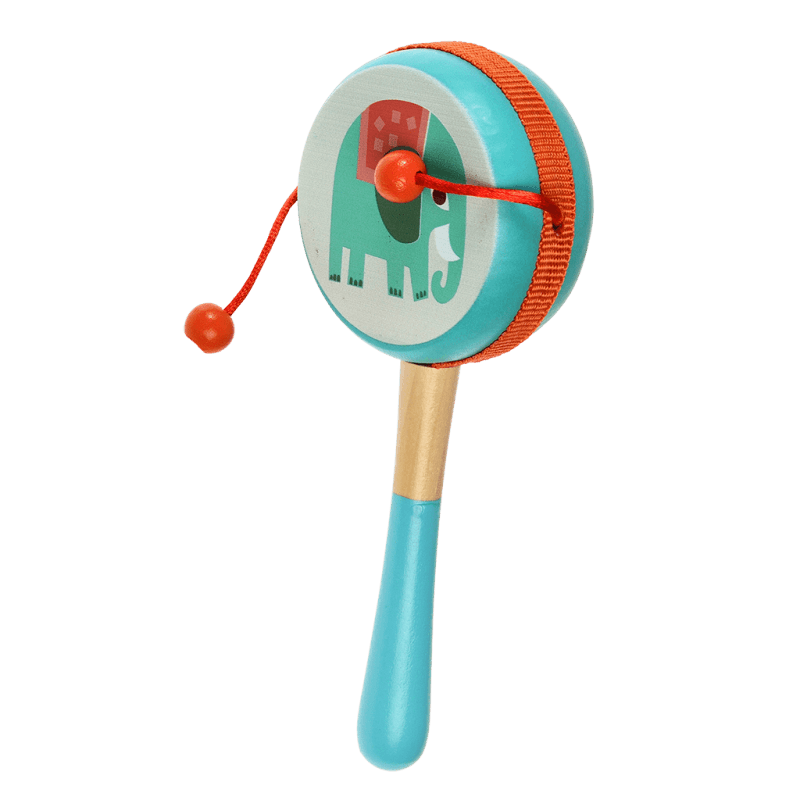 Color Rattle Drum Rattle drum - Wild Wonders | Rex London
