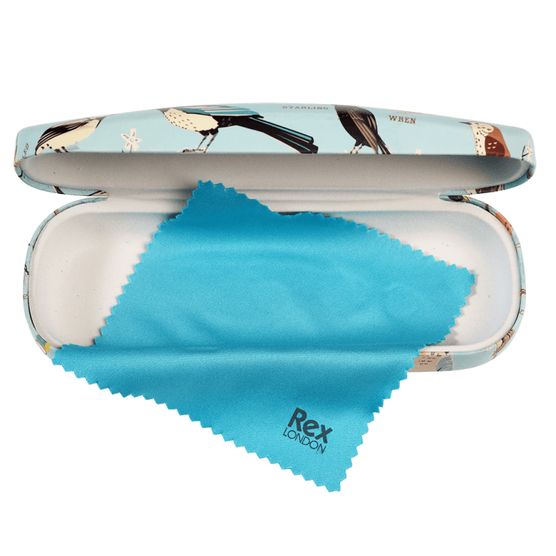 Hantier 3 Pcs Hard Shell Glasses Case Eyeglasses Sunglasses Protective Box With 10 Cleaning Cloths For Women And Men