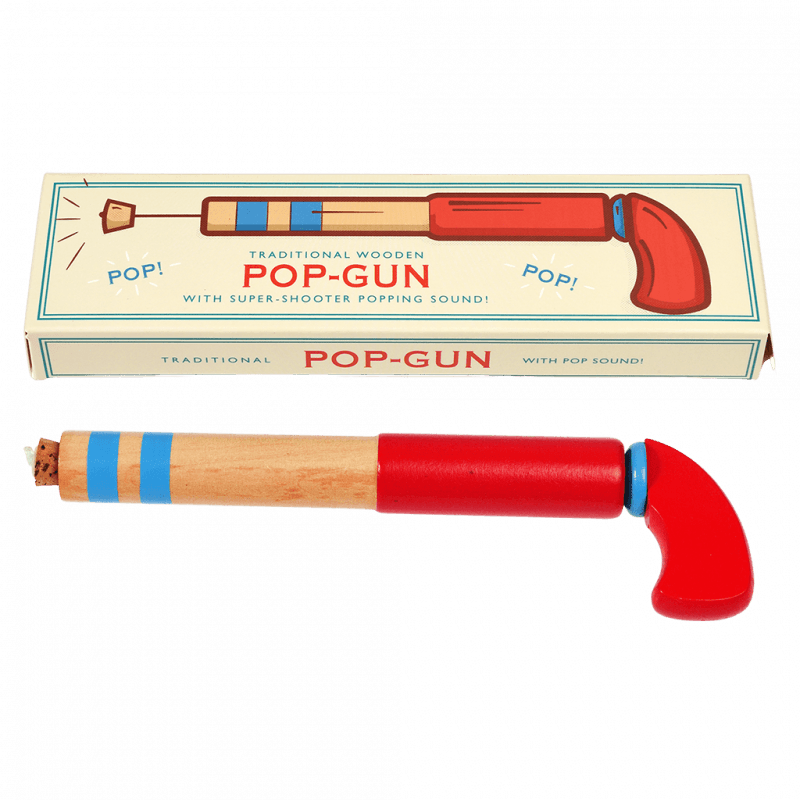 ﻿Traditional Wooden PopGun ﻿Rex London