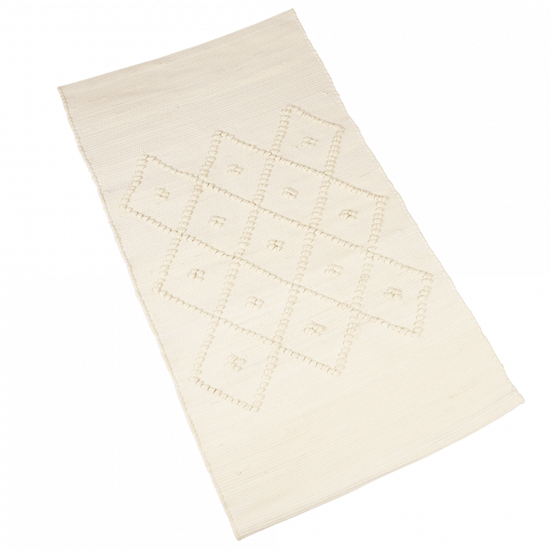 Loop rug (90 x 50 cm) - Cream | Rex London