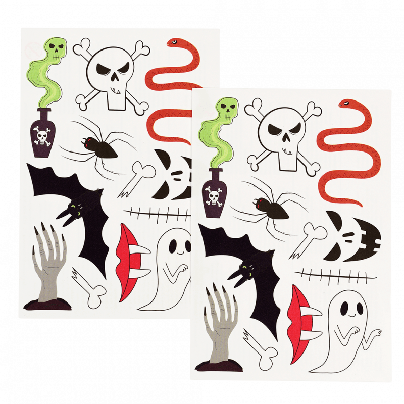 Temporary Tattoos Scary ﻿Rex London