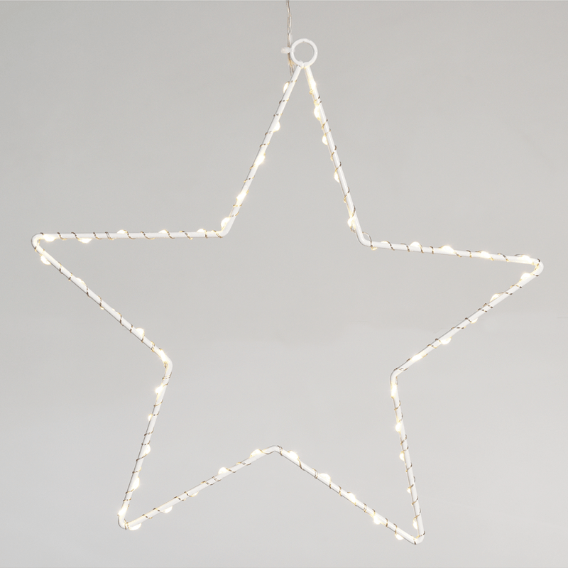 Metal star LED light 30cm Rex London