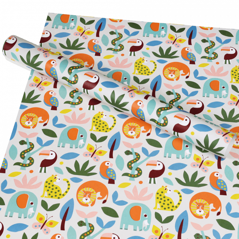 ﻿Wrapping paper (5 sheets) Wild Wonders ﻿Rex London