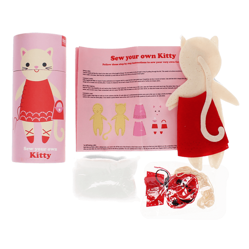 Cat Toy Making Kit Felt craft kit - Sew your own cat | Rex London