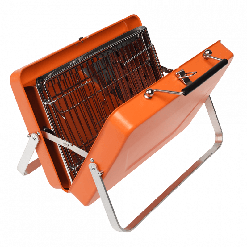 ﻿Portable Suitcase Bbq Burnt Orange ﻿Rex London