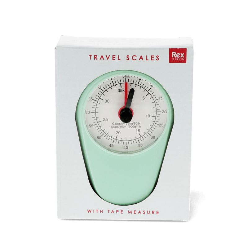 Travel Scales With Tape Measure Pistachio Green Rex London travel-scales-with-tape-measure-pistachio-green-rex-london