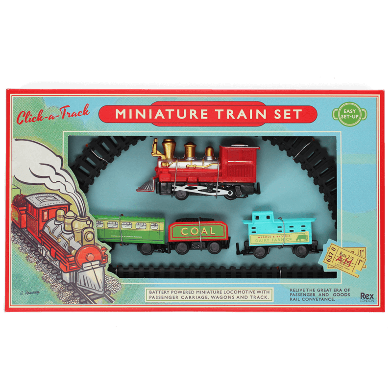 Traditional miniature train set Rex London