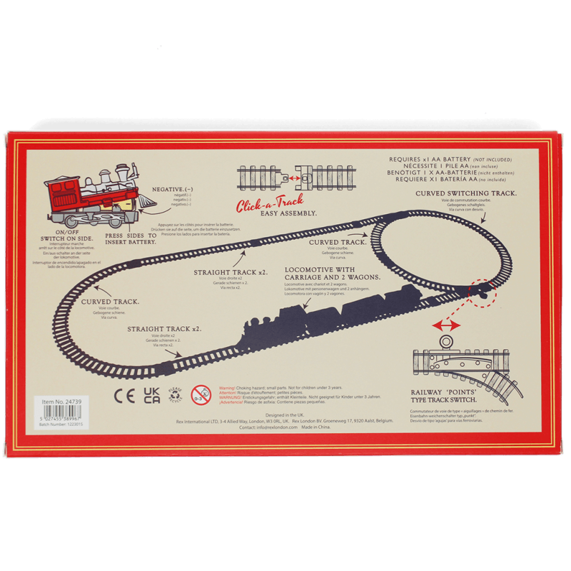 Traditional miniature train set | Rex London