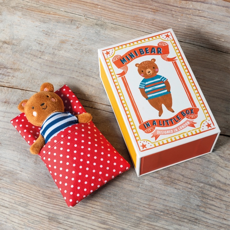 Mini Bear in a Little Box - soft toy