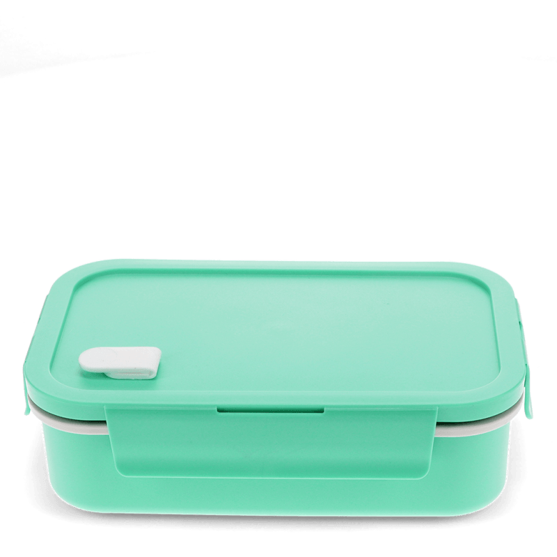 Double wall lunch box with divider - Aqua | Rex London