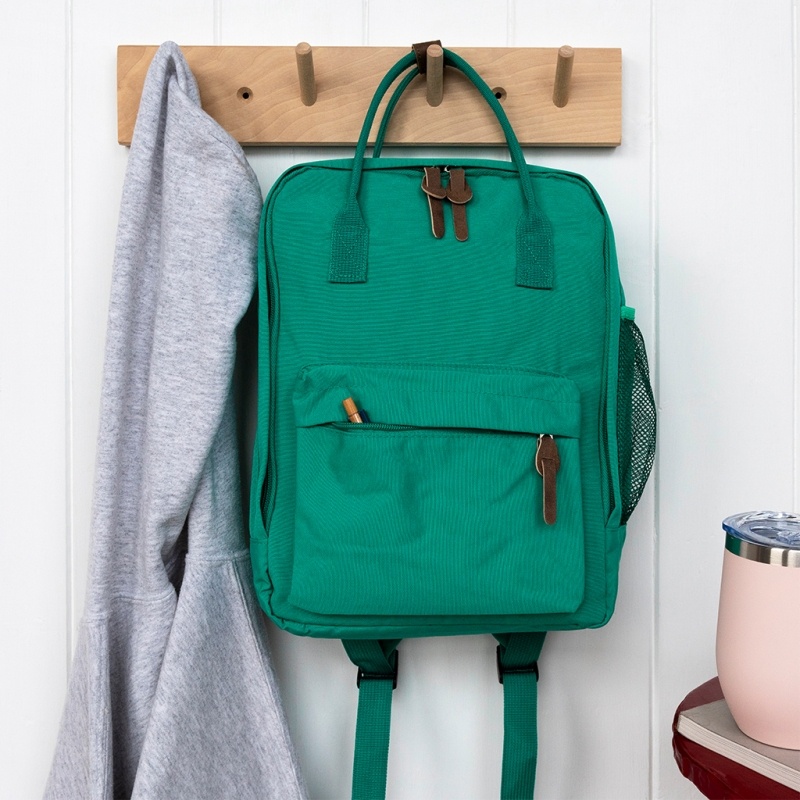 boy london green leather backpack BCK PCK Our signature backpack recommended for kindergarten to third grade Green Crazy Horse Vintage Green
