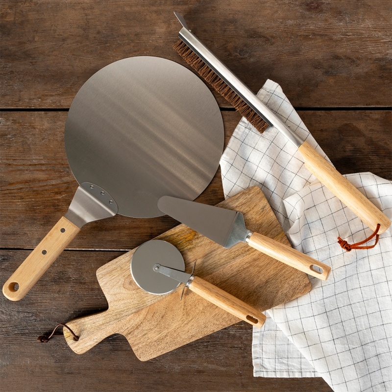Premium pizza tools gift set (4 pieces)
