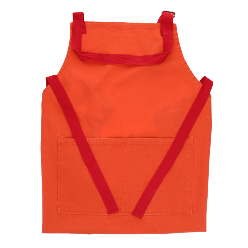 Two-tone utility apron - Coral | ﻿Rex London