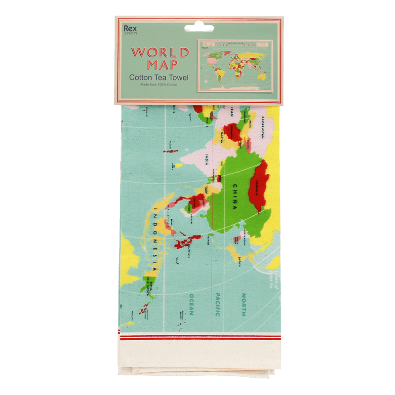 Poplar IRELAND Map Cotton Linen Dish/Tea Towel New - View #6