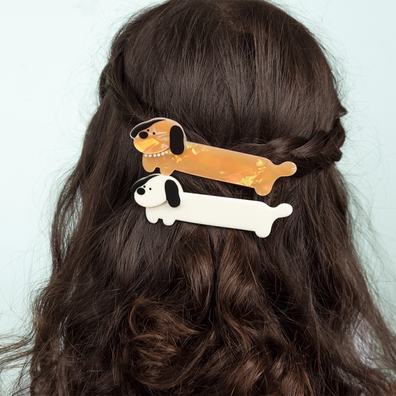 Hair clips (set of 2) - Sausage dogs | ﻿Rex London