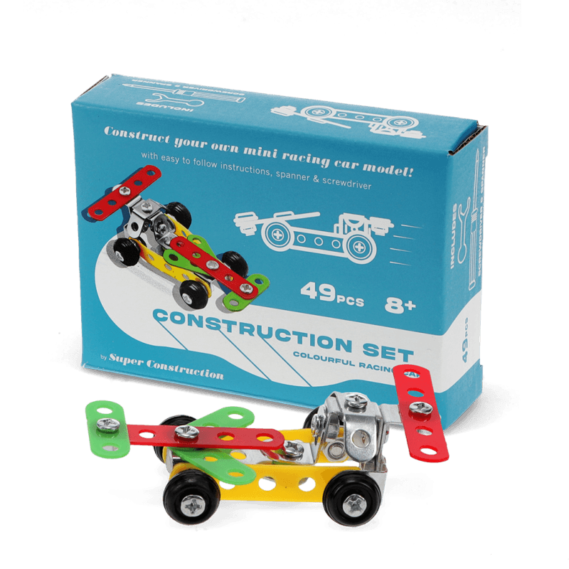 Small Car Building Set Mini construction kit - Colourful racing car | Rex London