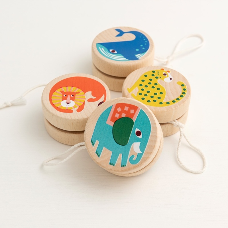 Wooden yoyo - Wild Wonders (assorted - SINGLE) | Rex London Wooden yoyo - Wild Wonders (assorted - SINGLE) | Rex London