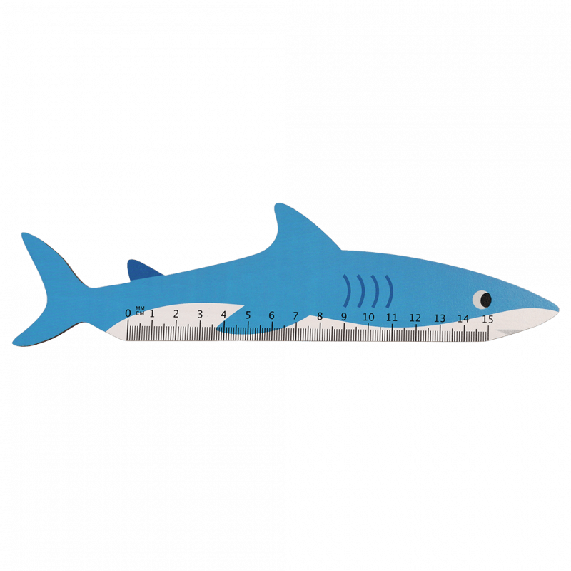 Shark Wooden Ruler | Rex London