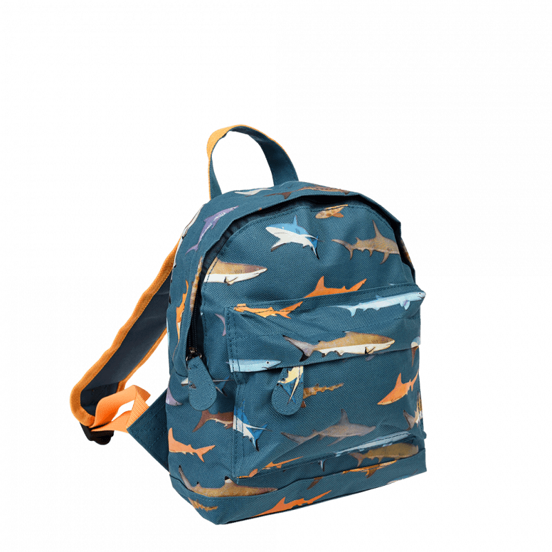 Shark backpack and lunchbox sales