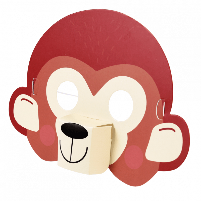 3D ANIMAL MASKS (SET OF 4) ﻿Rex London