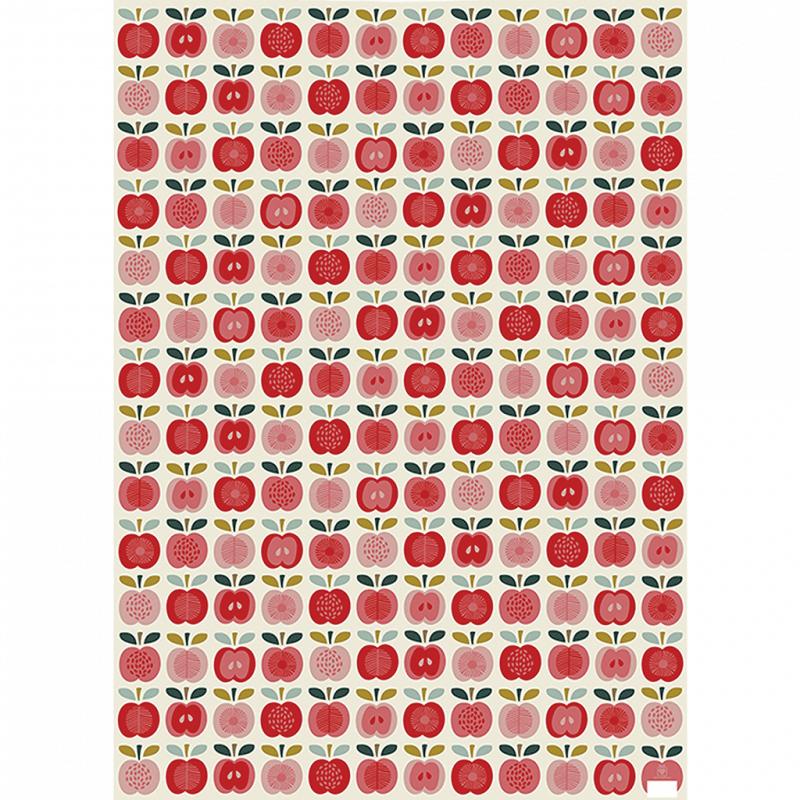 VINTAGE APPLE WRAPPING PAPER (5 SHEETS) | Rex London