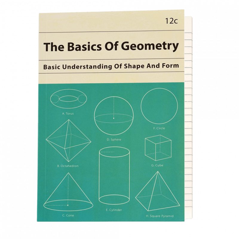THE BASICS OF GEOMETRY A5 NOTEBOOK | Rex London