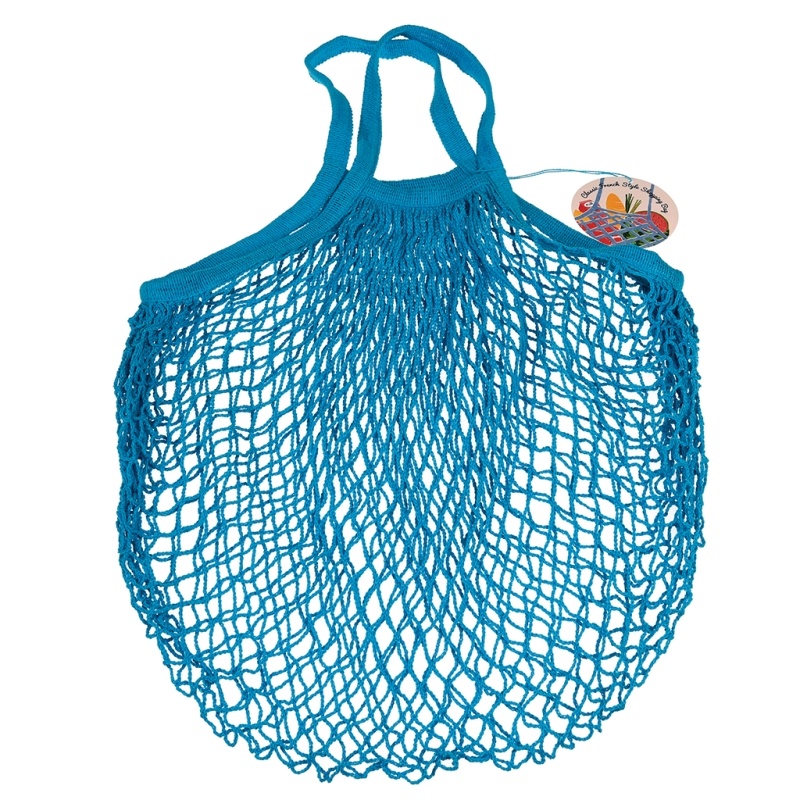 BLUE FRENCH STYLE STRING SHOPPING BAG | Rex London