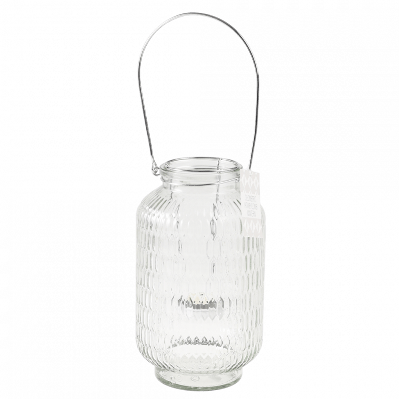 CLEAR TEA LIGHT HOLDER ﻿Rex London