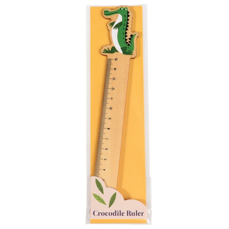 Duckadilly Ruler Harry The Crocodile Wooden Ruler | Rex London