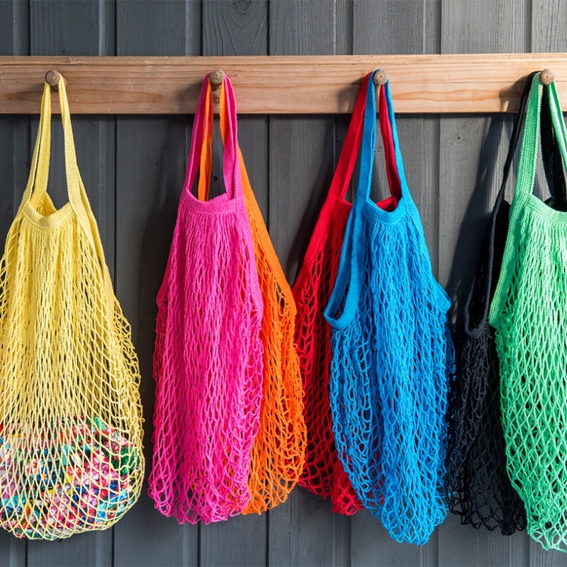 YELLOW FRENCH STYLE STRING SHOPPING BAG | Rex London