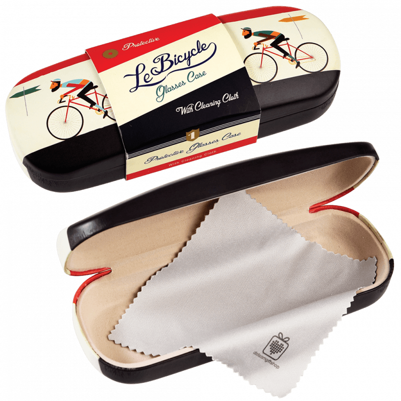 Le Bicycle Glasses Case & Cleaning Cloth ﻿Rex London