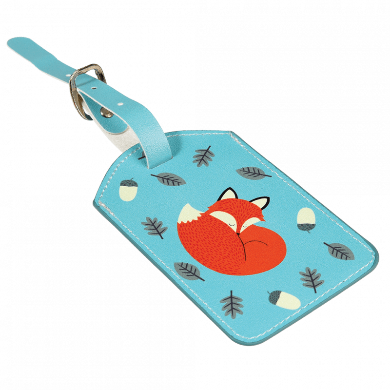 Fox discount luggage tag