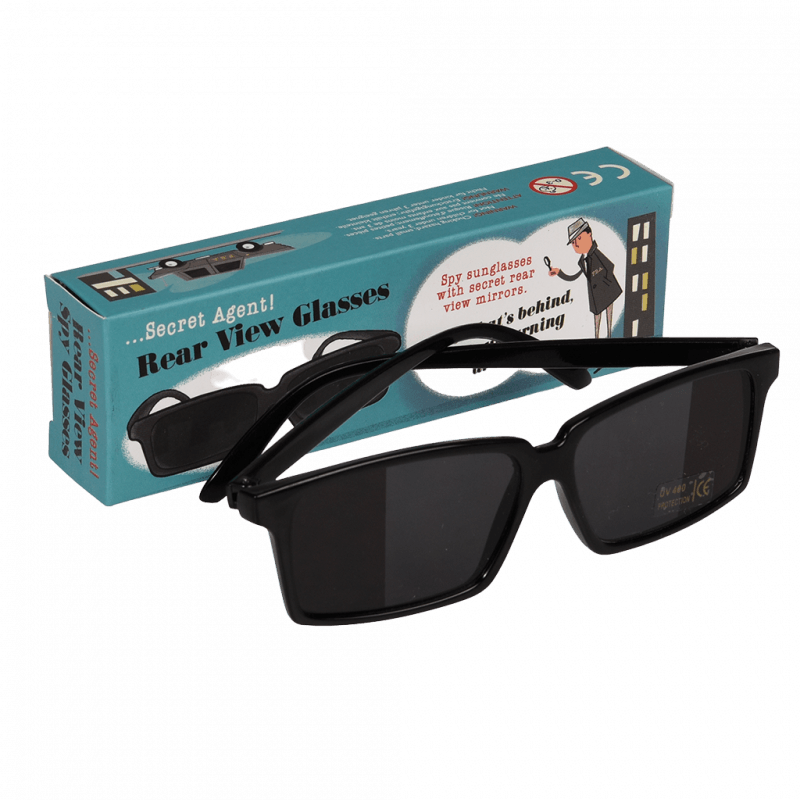 Anti-Tracking Sunglasses Anti-Spy Eyewear Rear View Mirror Glasses Behind  Vision | eBay