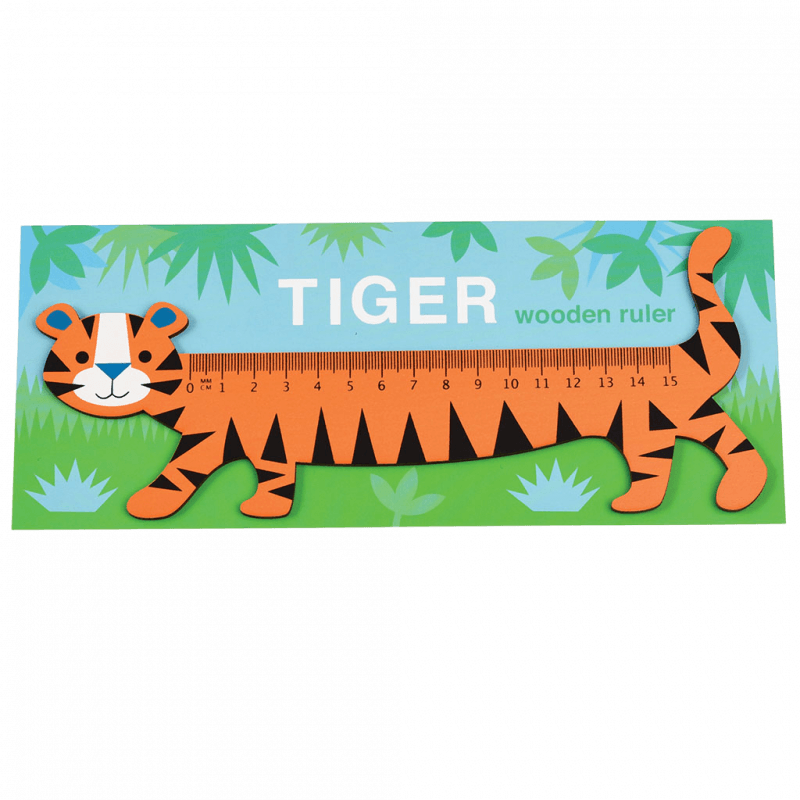TIGER WOODEN RULER | Rex London