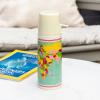 World map flask and cup