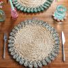 Corn husk placemat - Grey
