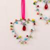 Multi-Beaded Heart Decoration (5 X 5 Cm)