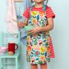 Wipeable cotton children's apron - Wild Wonders