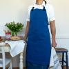 Two-tone utility apron - Indigo blue